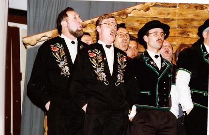 Jodlerabend  2 1994 Ausschnitt Gesamtchor